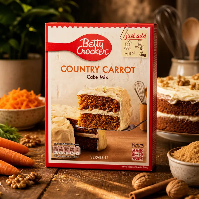 Betty Crocker Cake Mix Country Carrot 425g - Karottenkuchen Backmischung kaufen - MiMa's Sweets House-blok1