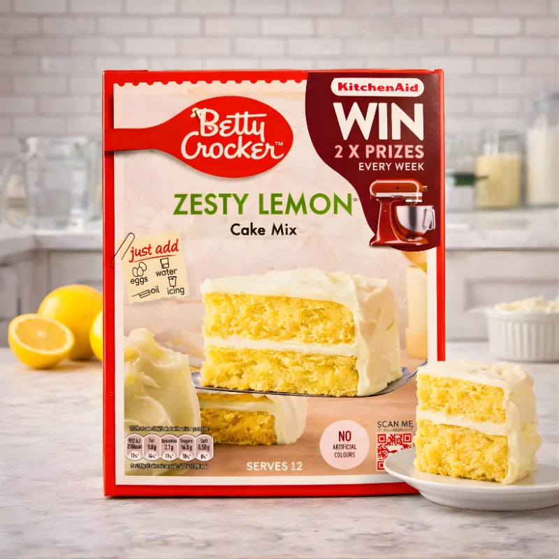 Betty Crocker Cake Mix Zesty Lemon blok1