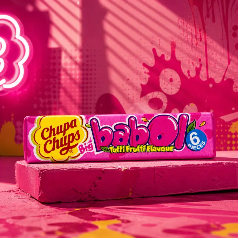 Chupa Chups Big Babol Tutti Frutti 28g – Tutti Frutti Kaugummi kaufen - MiMa's Sweets House-bok1