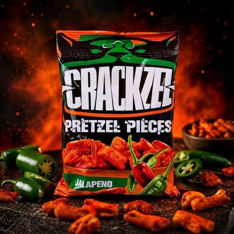 Crackzel Pretzel Pieces Jalapeno 85g - Bretzelstücke mit Jalapeno kaufen - MiMa's Sweets House-blok1