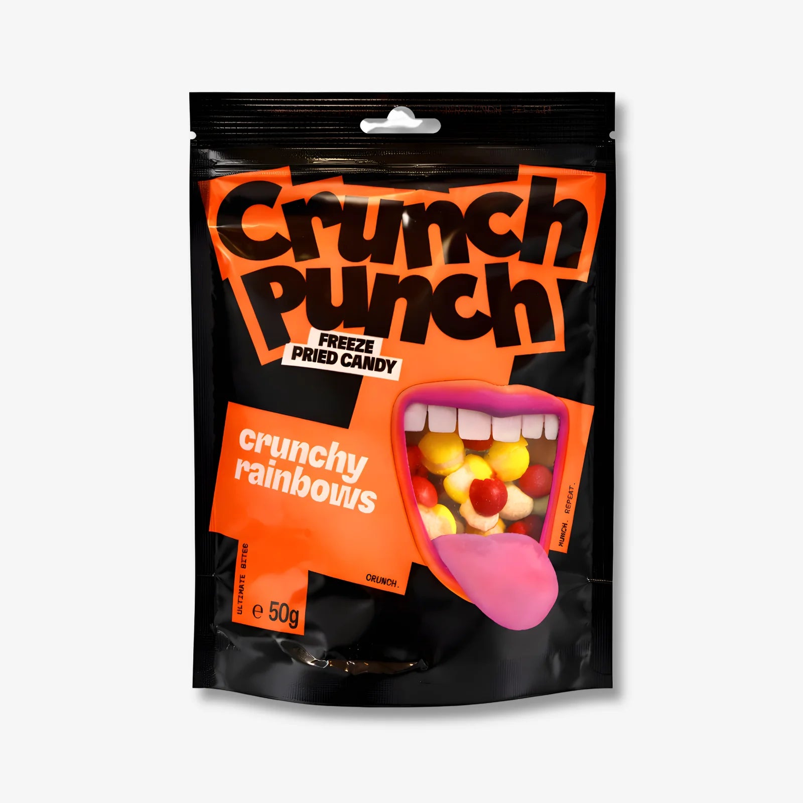 Crunch Punch Freeze Dried Candy Crunchy Rainbows 50g