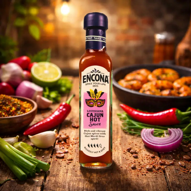 Encona Hot Sauce Cajun 142ml blok1