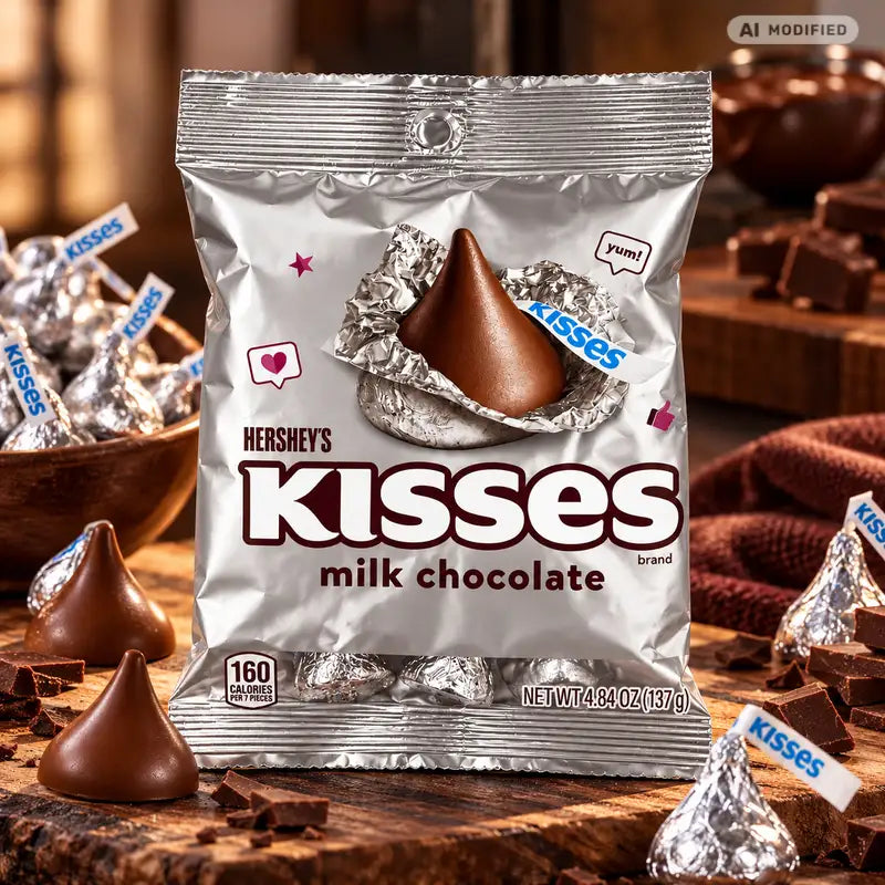 Hershey’s Kisses Milk Chocolate 137g-generated