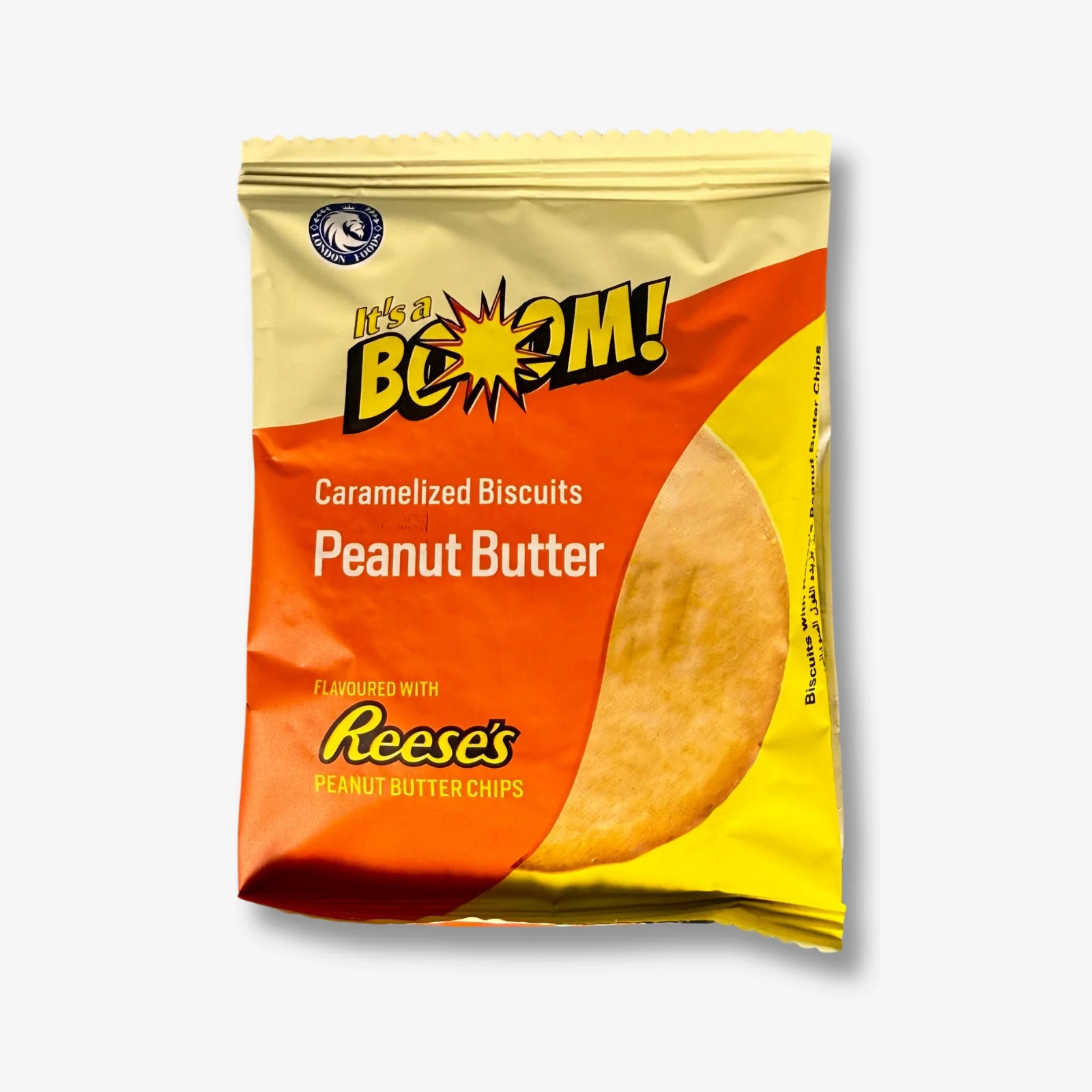 It’s a Boom Crispy Biscuits Peanut Butter by Reese’s 20g