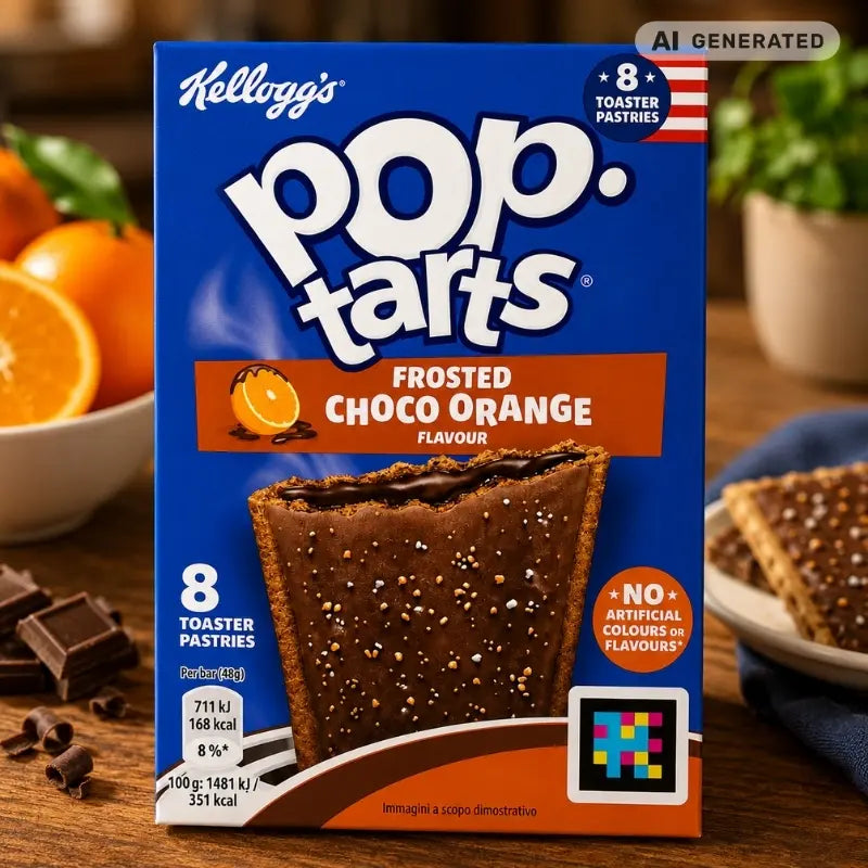 Kellogg's Pop Tarts Frosted Choco Orange 8er Pack 384g-generated