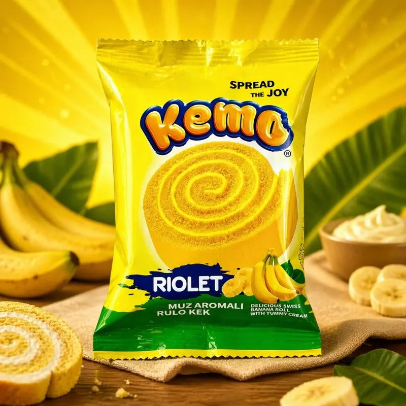 Kemo Riolet Banana Roll 40g-blok1