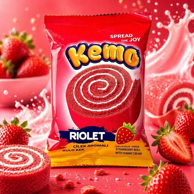 Kemo Riolet Strawberry Roll 40g-blok1