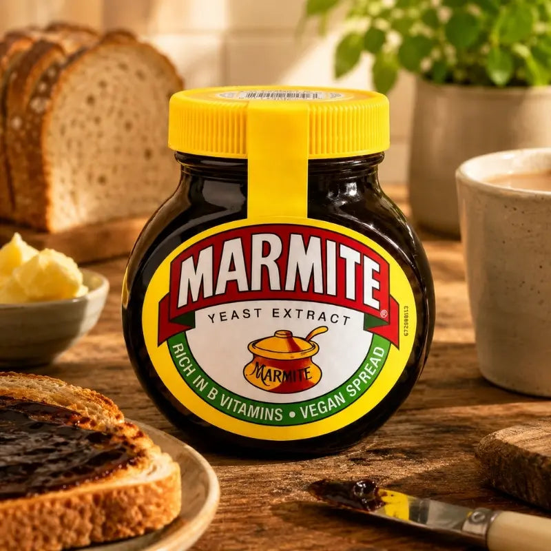 Marmite Hefeextrakt Brotaufstrich 250g - Würziger Hefeaufstrich kaufen - MiMa's Sweets House-block1