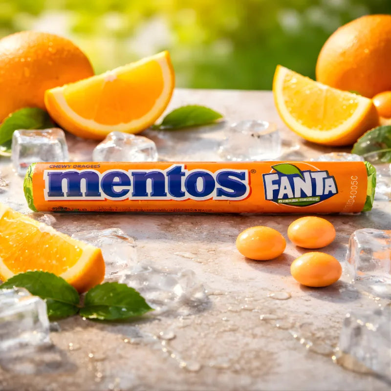 Mentos Fanta Orange 37,5g blok1