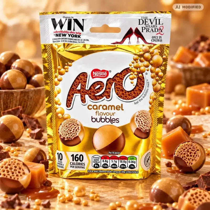 Nestlé Aero Bubbles Caramel 97g-generated