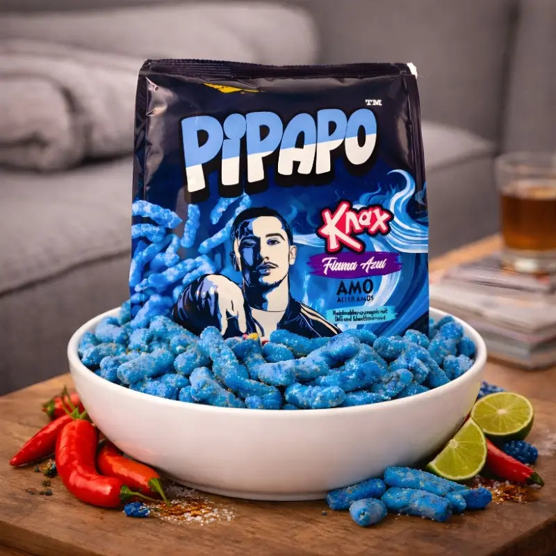 PipapoKNAXFlamaAzulMaischips70g blok1