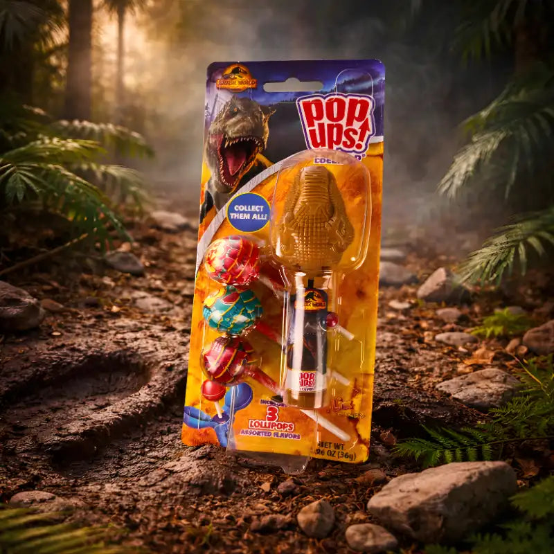 Pop Ups! Jurassic World Lollipop 36g blok1