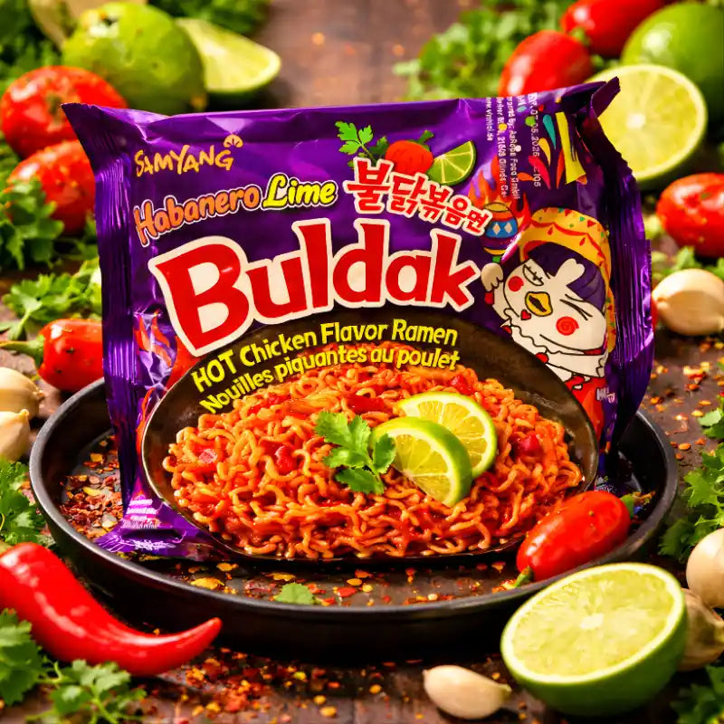 Samyang Buldak Habanero Lime Ramen 140g blok1