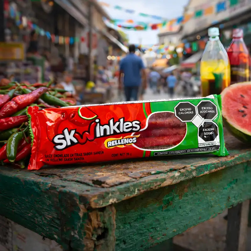 Skwinkles Rellenos Sandia Wassermelone Chili 26g blok1
