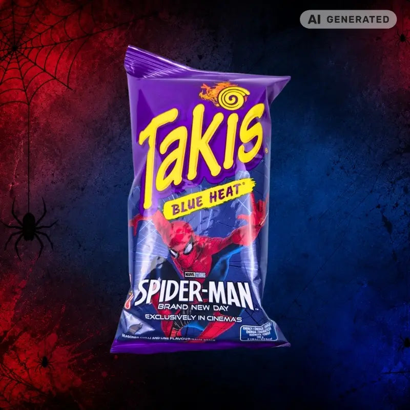 Takis Blue Heat Tortilla Chips 100g-aigenerated