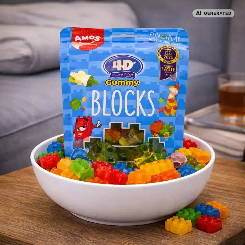 Amos 4D Jelly Sweets Blocks 65g blok1