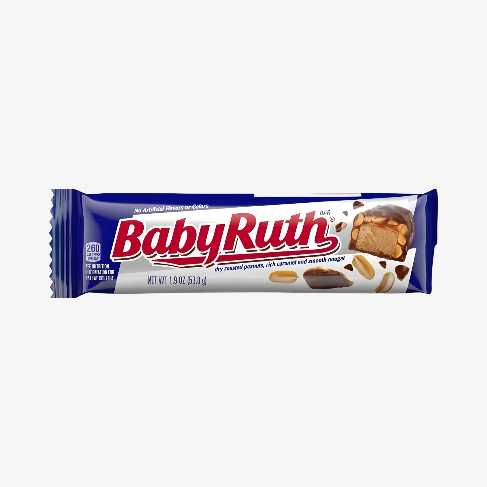 Baby Ruth Chocolate Bar 54g - Schokoriegel mit Erdnüssen kaufen - MiMa&