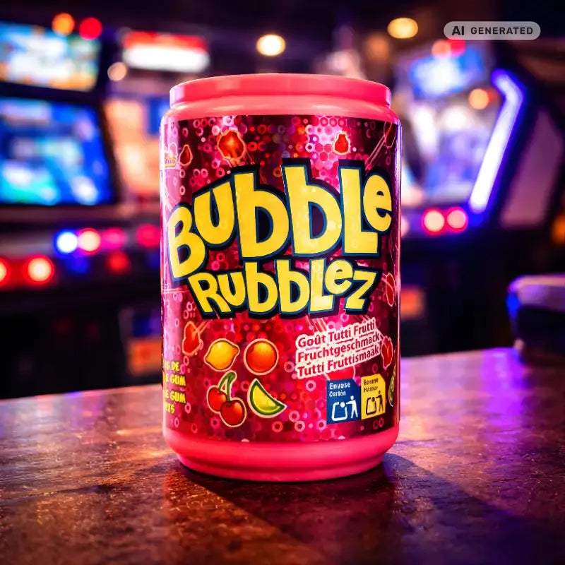 Bubble Rubblez Kaugummi Nuggets 60g blok1