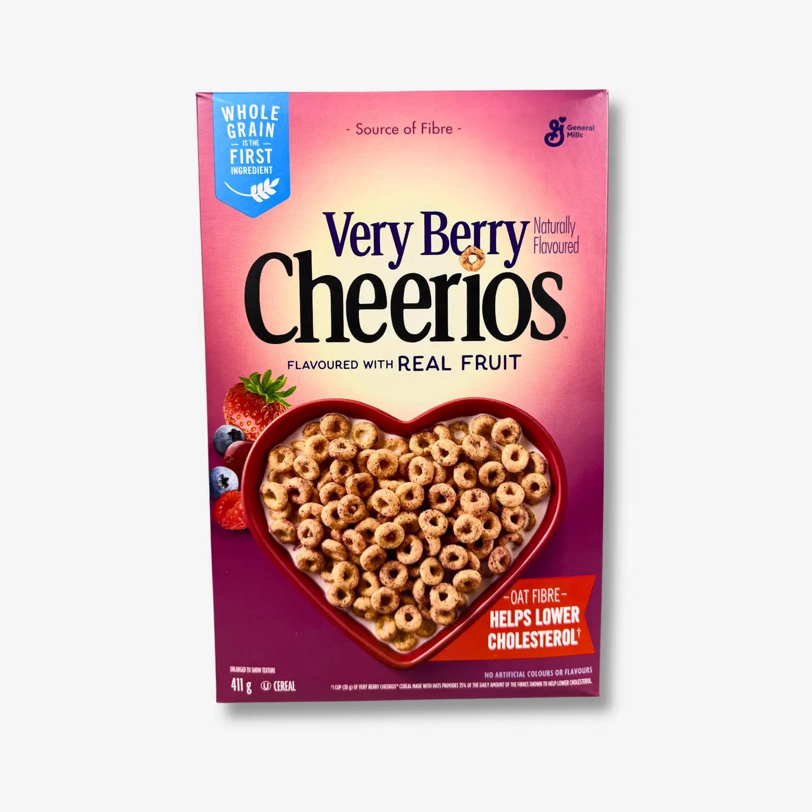 Cheerios Very Berry Frühstückscerealien 411g - Knusprige Beeren Cerealien kaufen - MiMa&