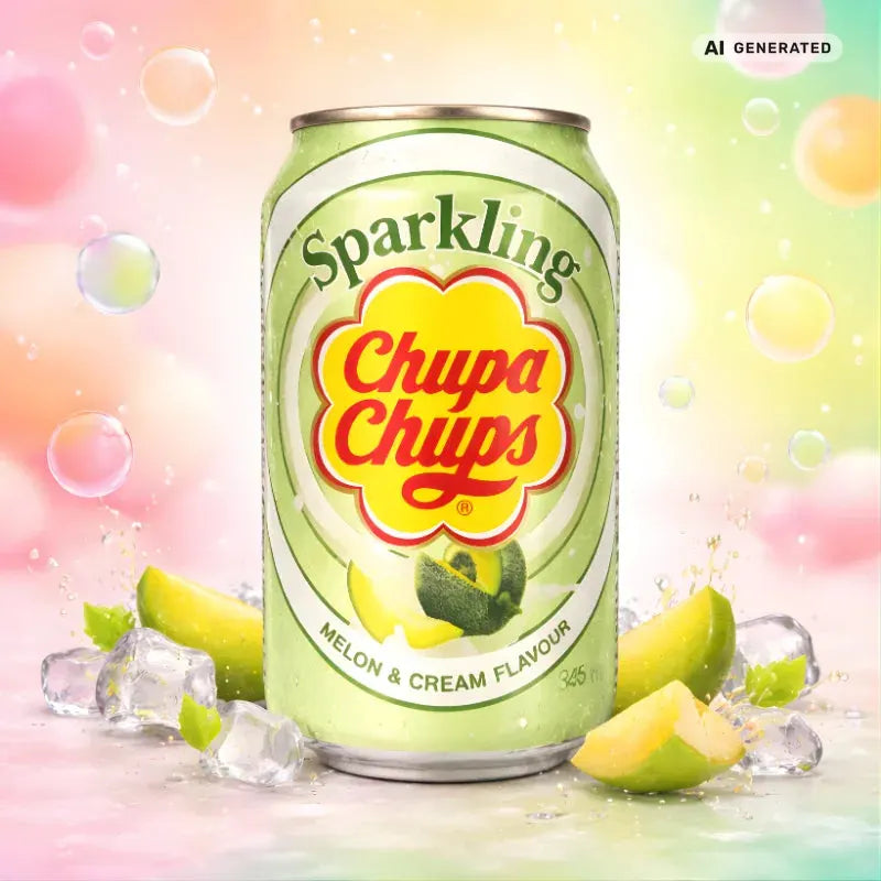 Chupa Chups Sparkling Melon 345ml-blok1
