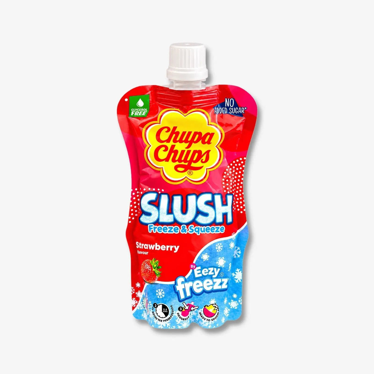 Chupa Chups Strawberry Slush 250ml - Erdbeer Slusheis kaufen - MiMa&