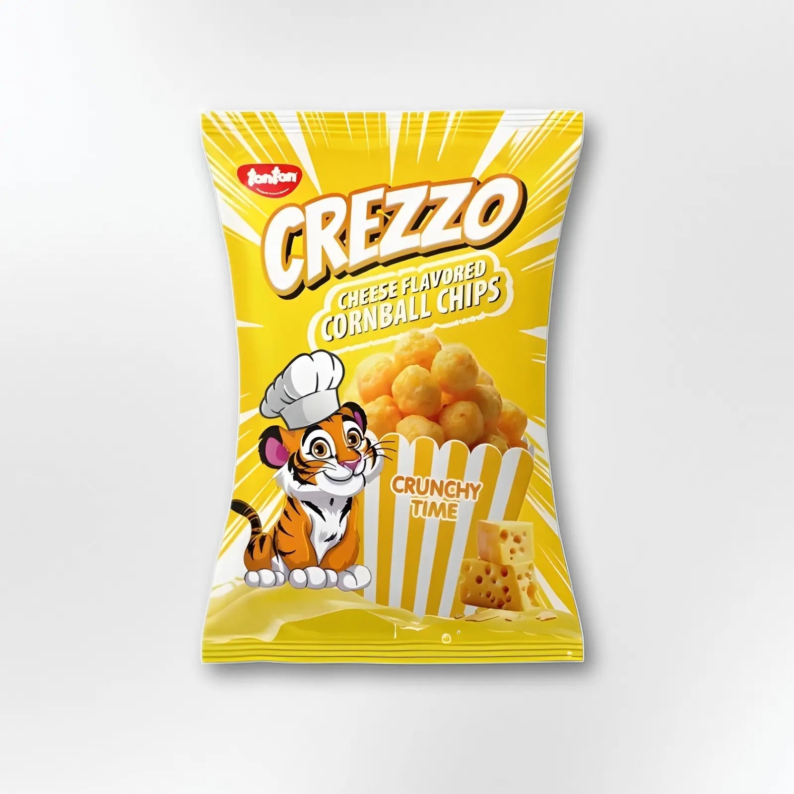 Crezzo Maischips Cheese Flavored 110g - Würzige Cheese Snacks kaufen - MiMa&