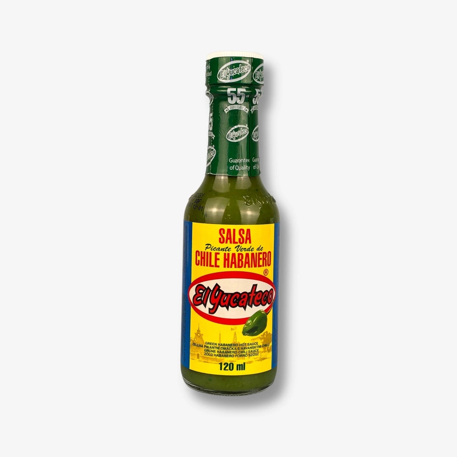 El Yucateco Green Habanero 120ml - Scharfe grüne Habanerosauce kaufen - MiMa&