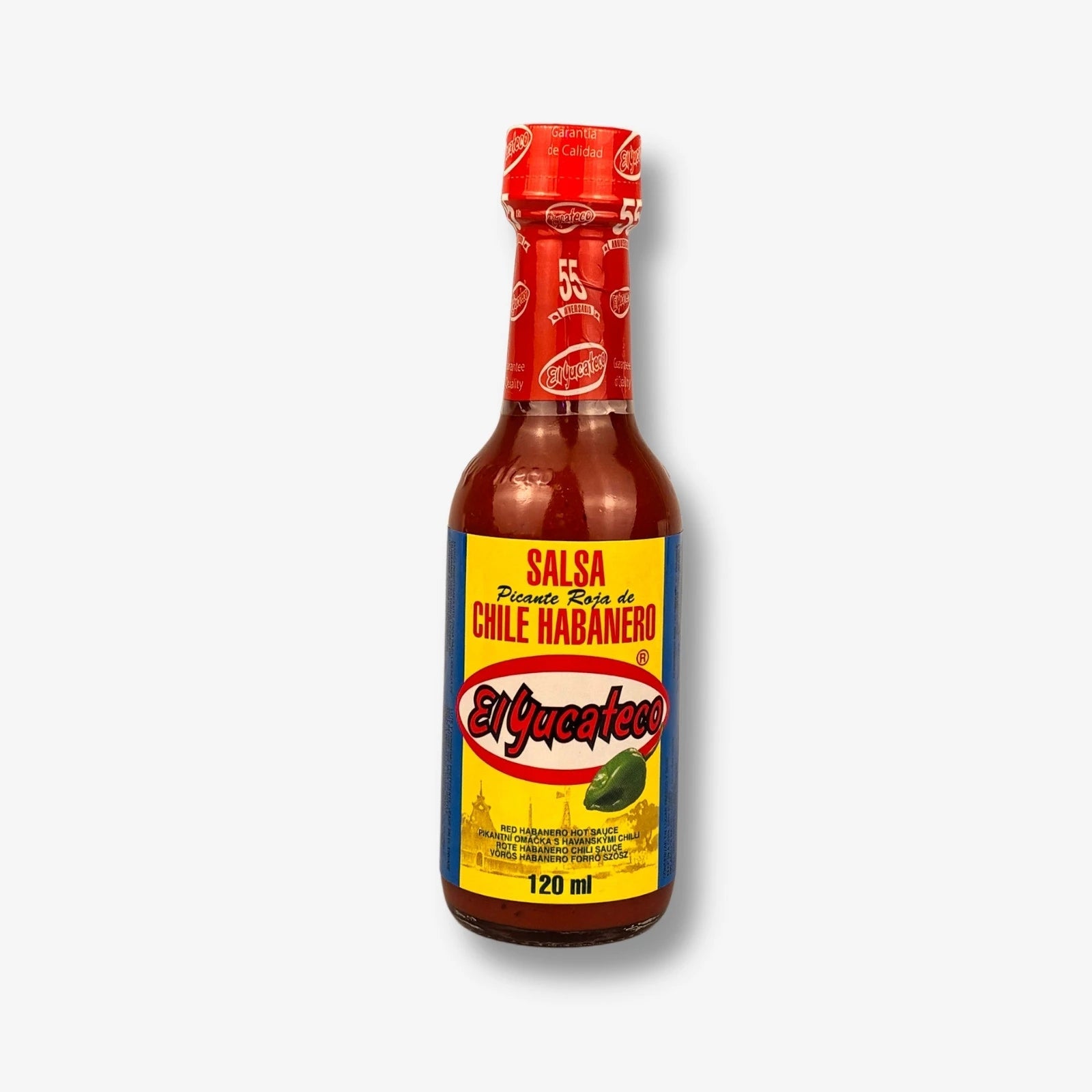 El Yucateco Red Habanero 120ml - Extrem scharfe Habanerosauce kaufen - MiMa&