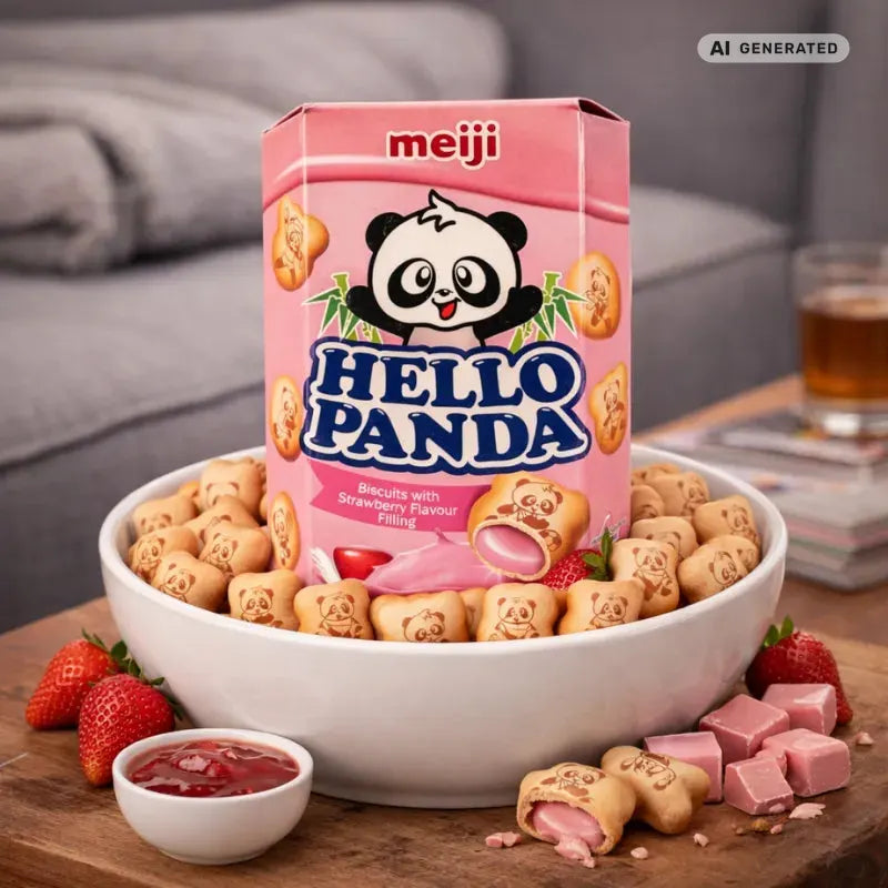 Hello Panda Strawberry blok1