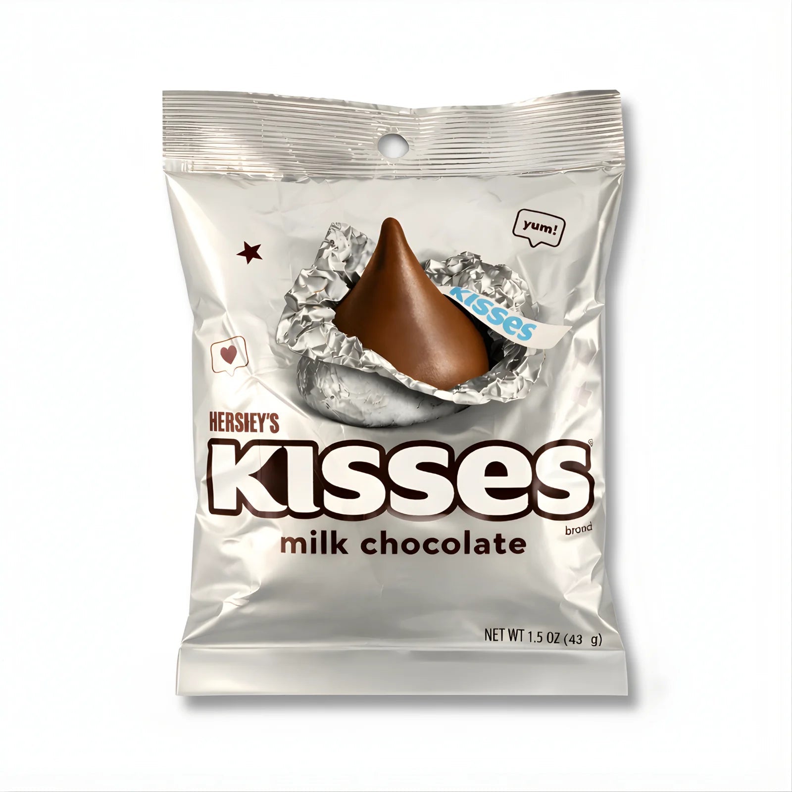 Hershey’s Kisses Milk Chocolate 137g - Milchschokoladen Tropfen kaufen - MiMa&
