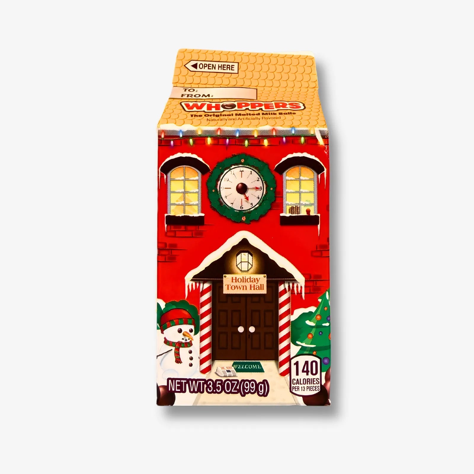 Hershey´s Whopper Christmas Village 99g - Schokokugeln im Weihnachtsdesign kaufen - MiMa&