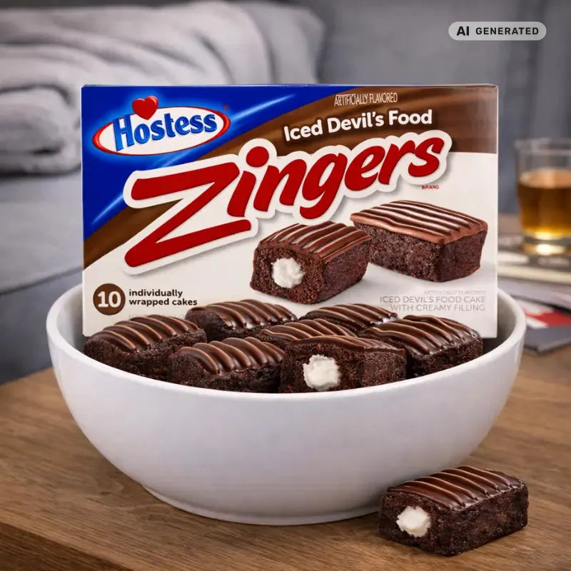 Hostess Zingers Iced Devil´s Food Chocolate 10er Pack 360g blok1