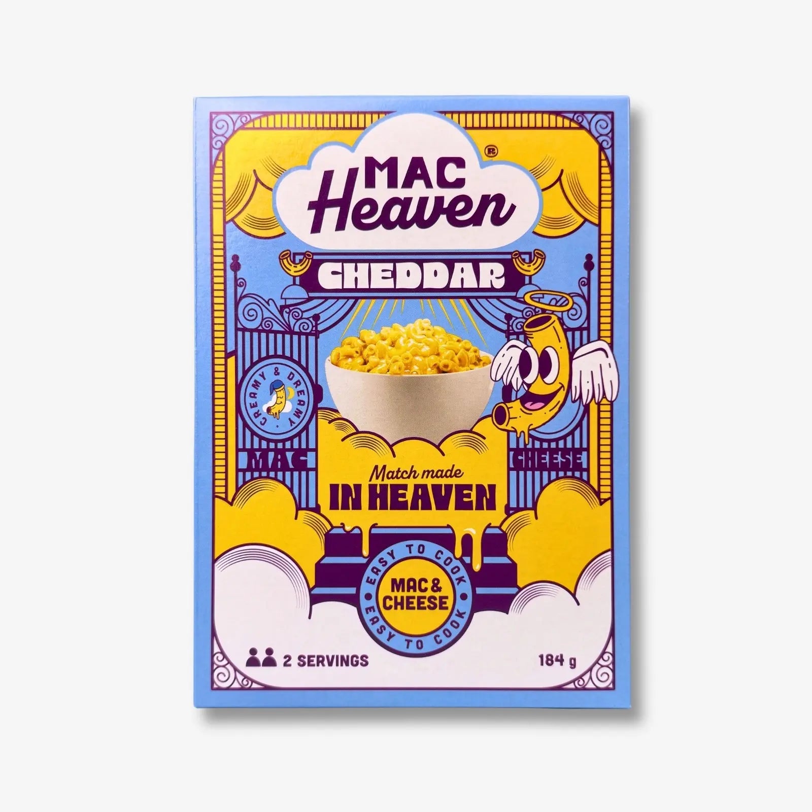 Mac Heaven Mac and Cheese Cheddar 184g - Cremige Cheddar Nudeln kaufen - MiMa&