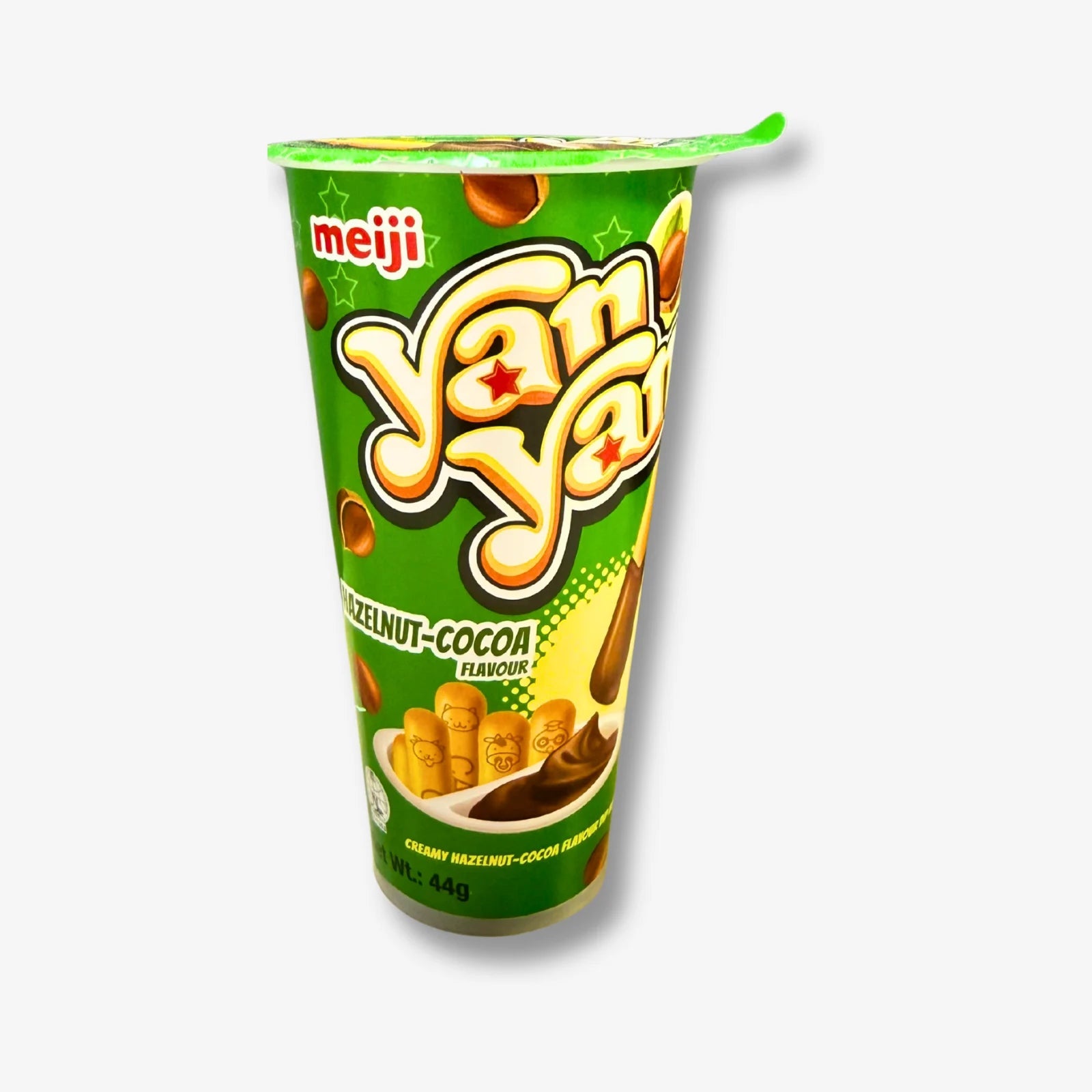 Meiji Yan Yan Hazelnut 44g - Knusperstangen mit Haselnusscreme kaufen - MiMa&