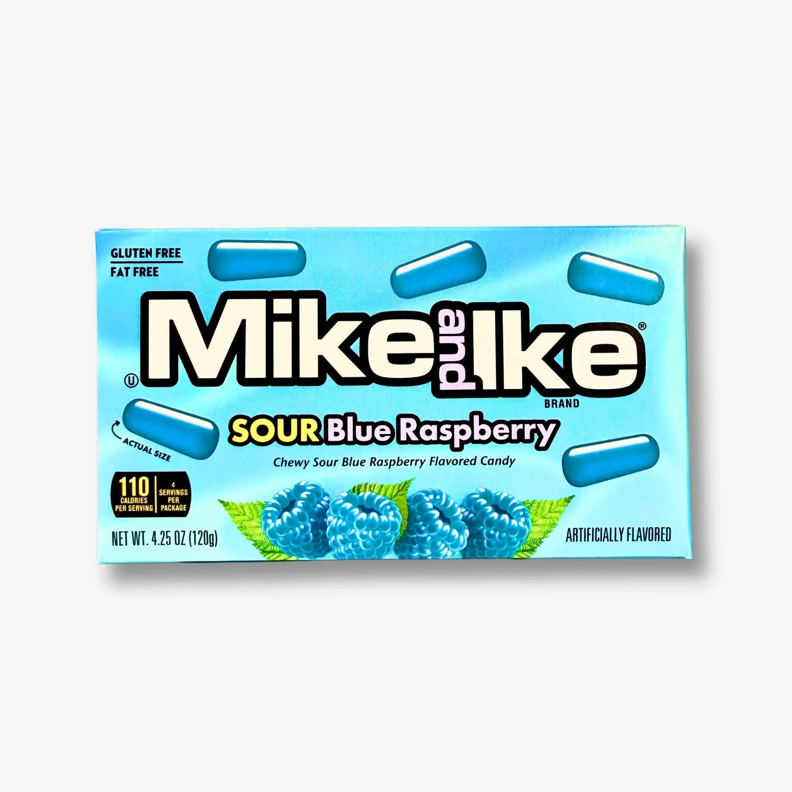 Mike and Ike Sour Blue Raspberry 120g - Saure Himbeer Kaubonbons kaufen - MiMa&