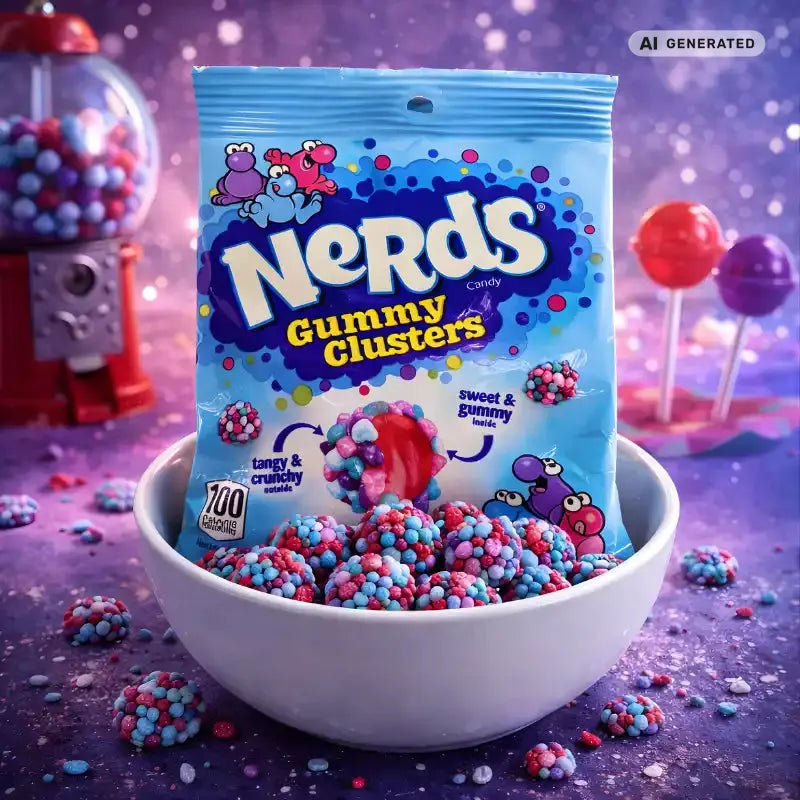 Nerds Gummy Clusters 85g blok1