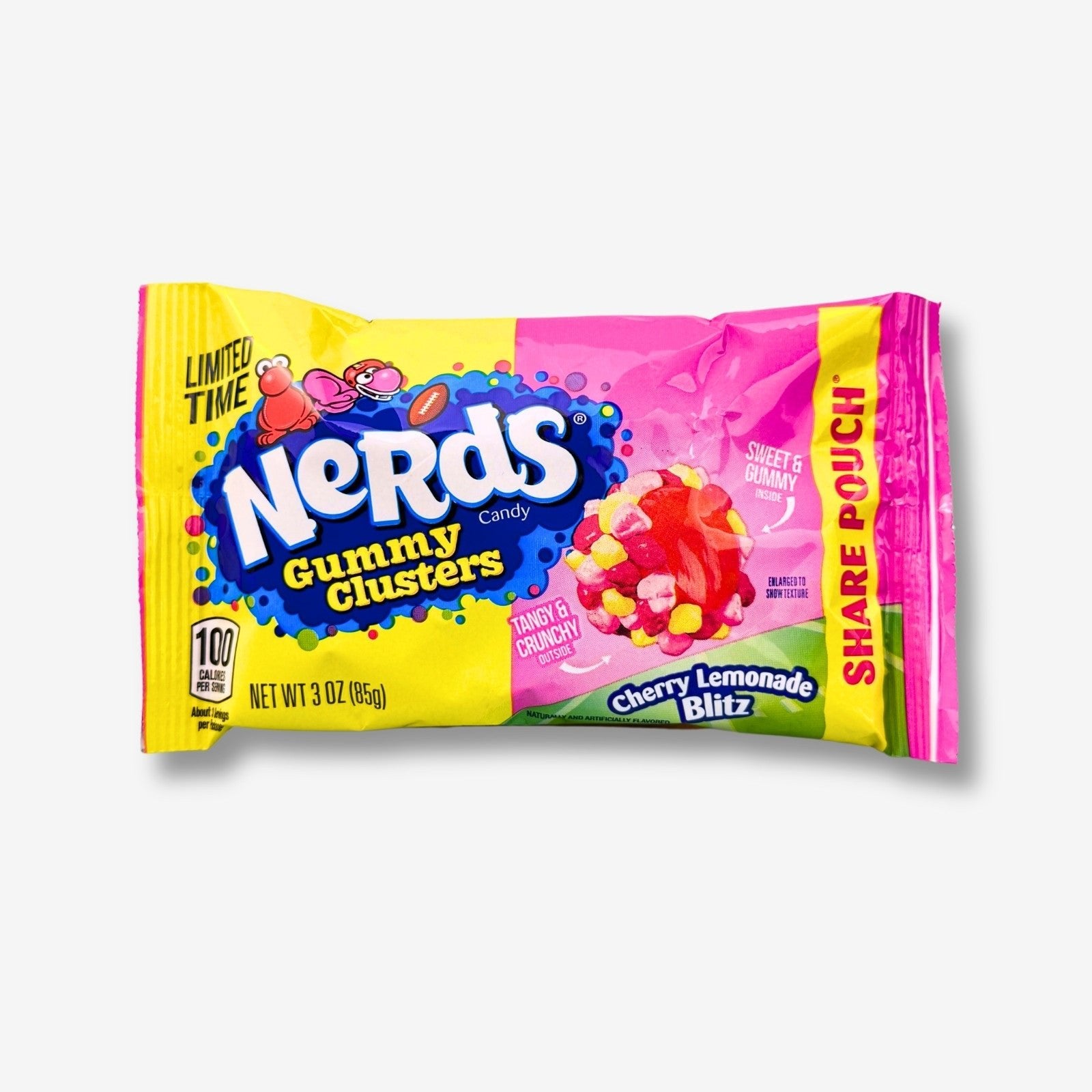 Nerds Gummy Clusters Cherry Lemonade Blitz 85g - Knusprige Kirschgummi Cluster kaufen - MiMa&