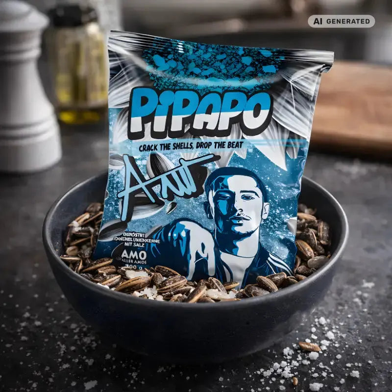 Pipapo AMO Sonnenblumenkerne Salted Blue 100g blok1