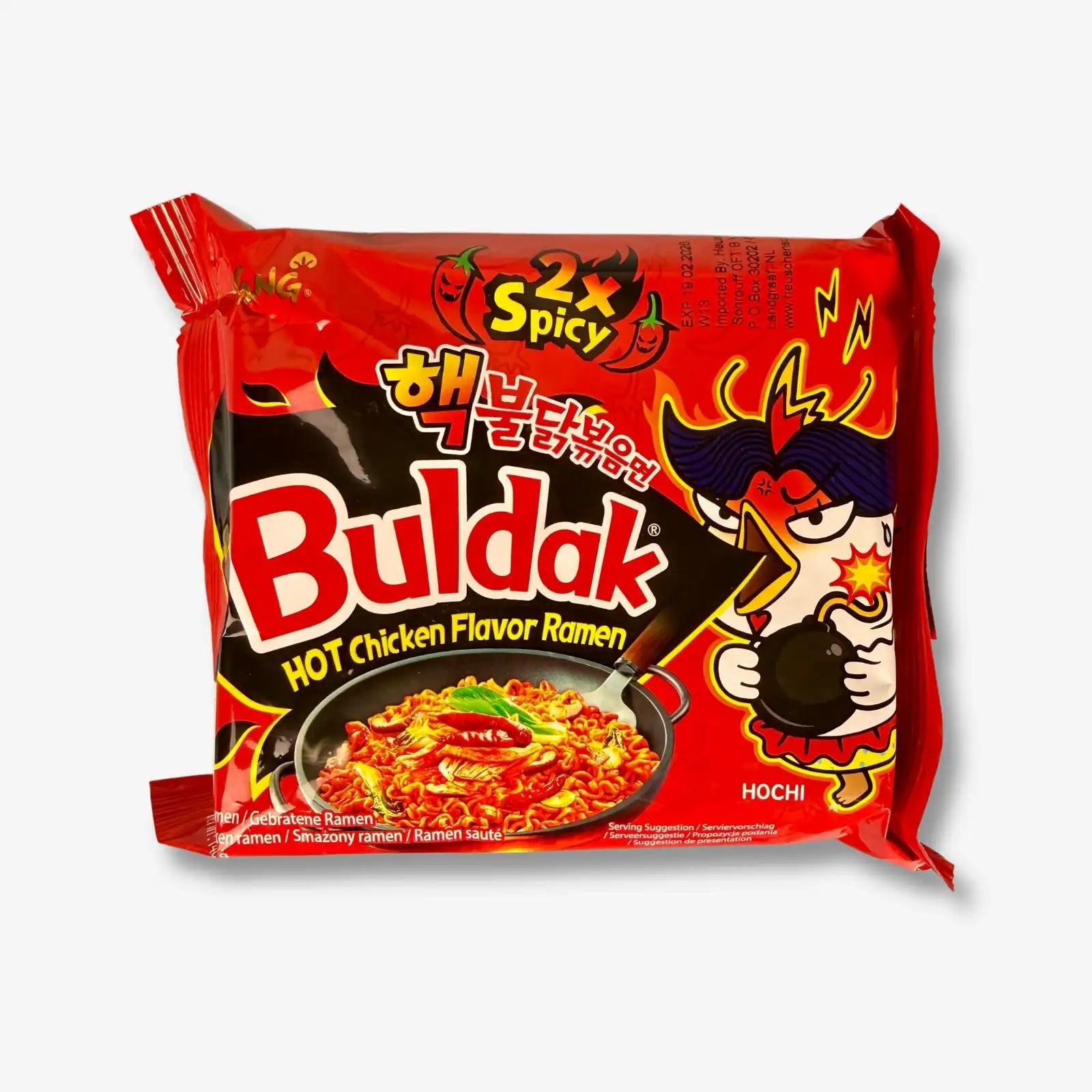 Samyang Buldak 2x Spicy Hot Chicken Ramen 120g - Extrem scharfe Instantnudeln kaufen - MiMa&