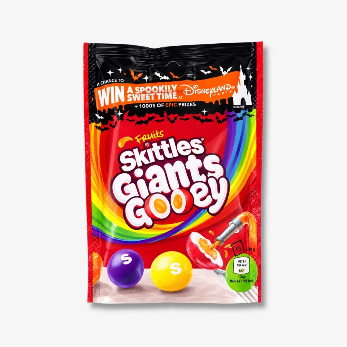 Skittles Giant Gooey Fruits 125g - Gefüllte Frucht Kaubonbons kaufen - MiMa&