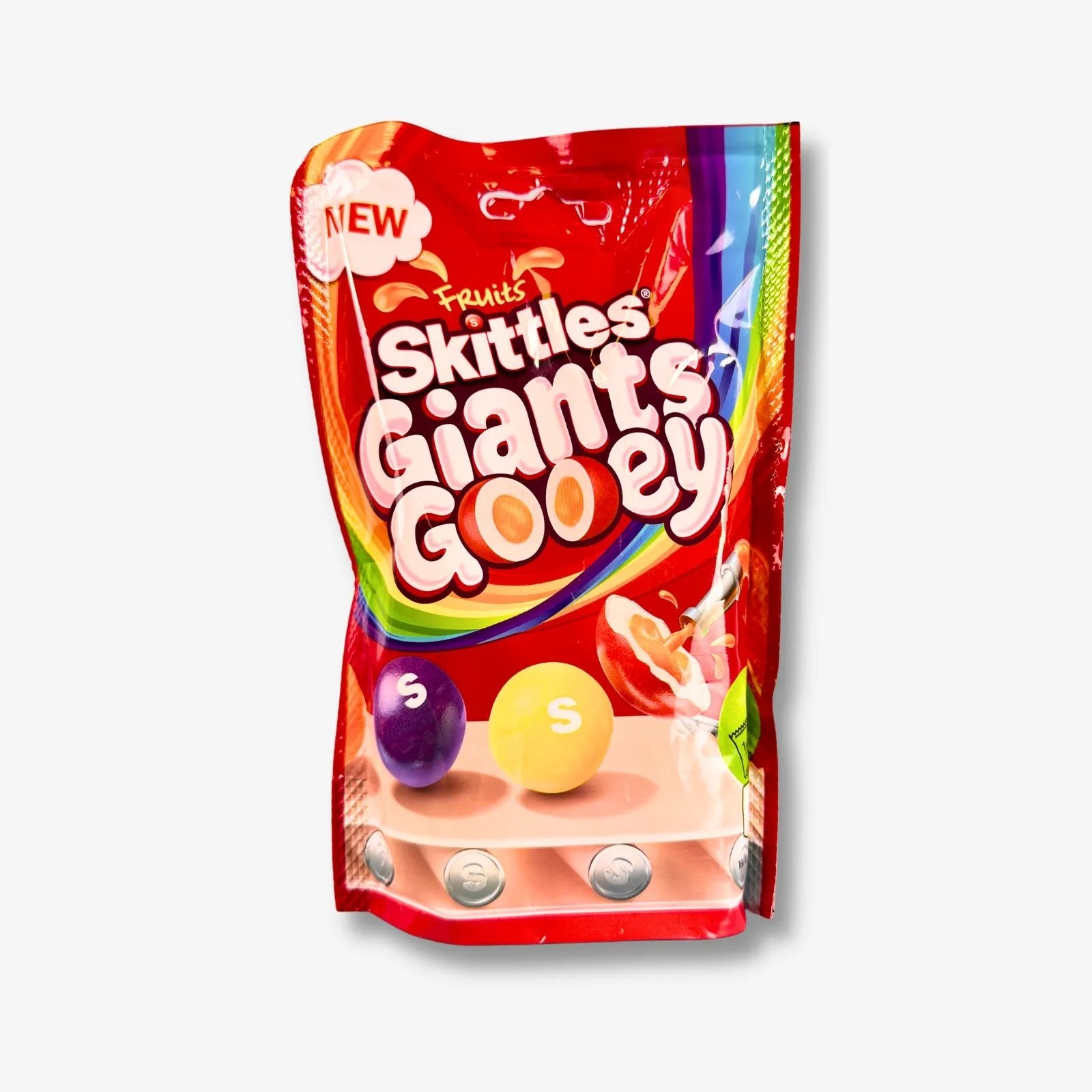 Skittles Giant Gooey Fruits 125g - Gefüllte Frucht Kaubonbons kaufen - MiMa&