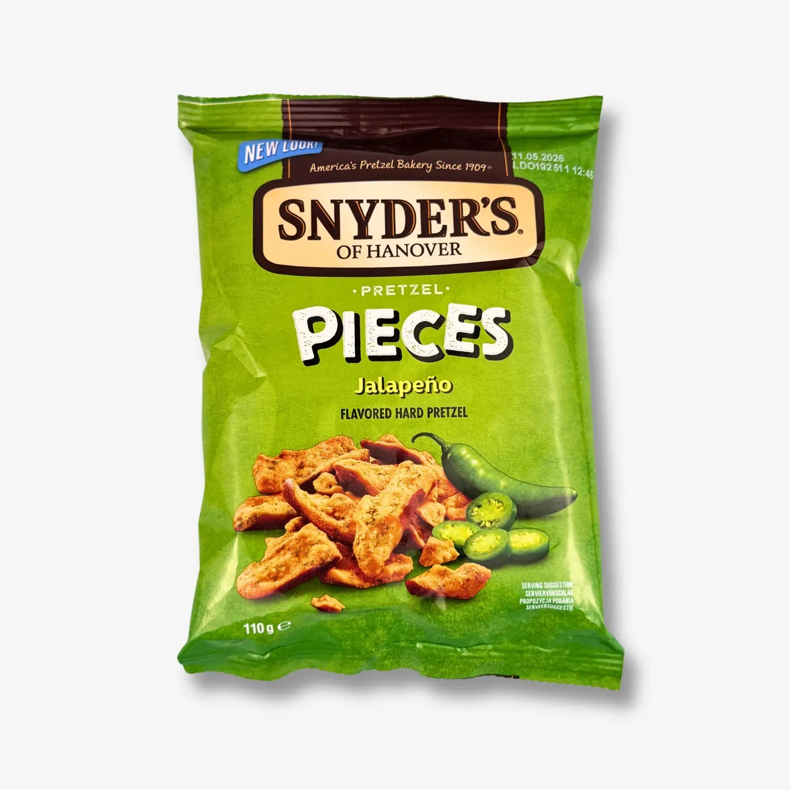 Snyders Pretzel Pieces Jalapeno 110g - Scharfe Brezelstücke kaufen - MiMa&