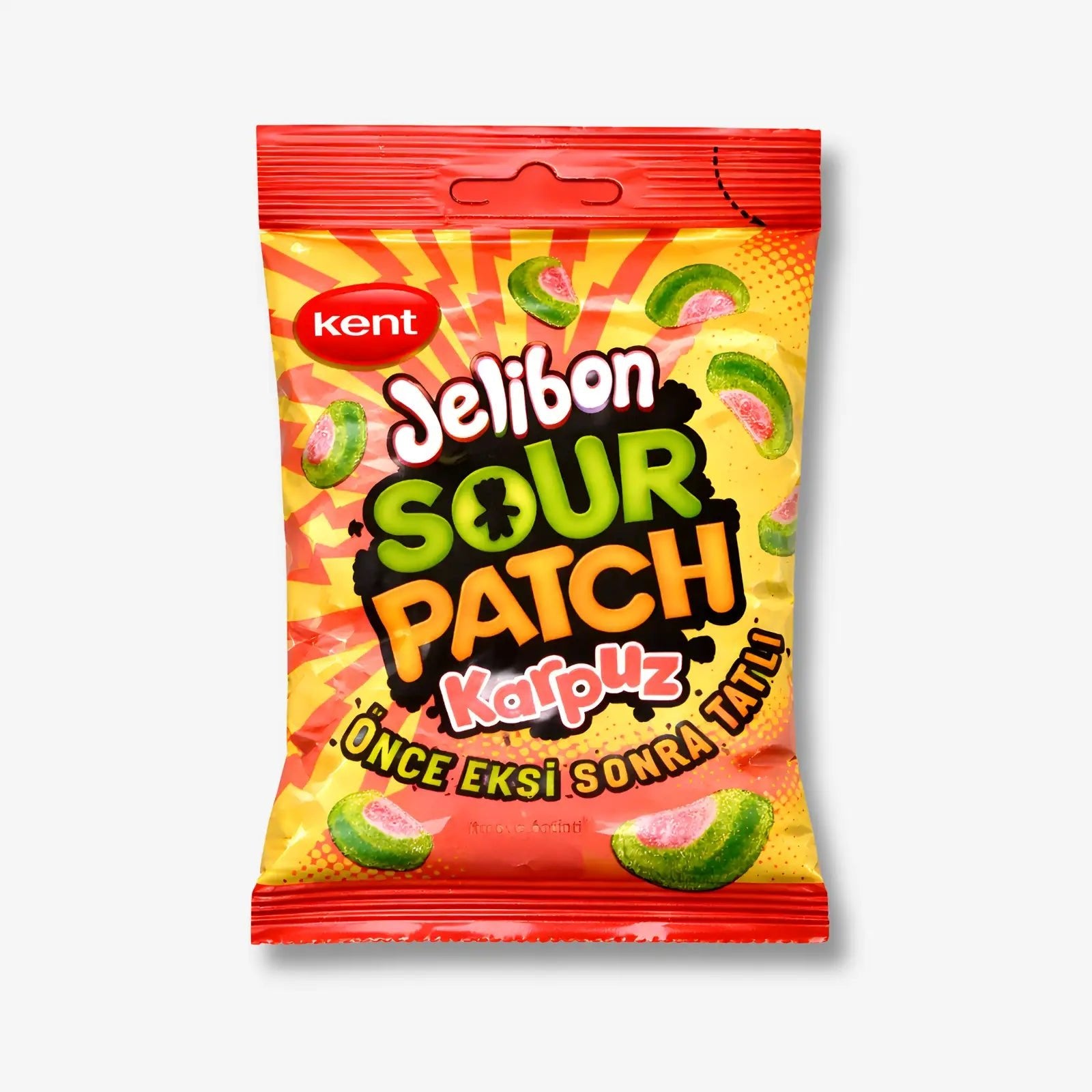 Sour Patch Jelibon Wassermelone 40g - Saure Wassermelonen Gummi kaufen - MiMa&
