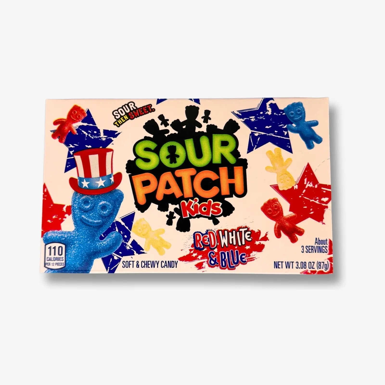Sour Patch Kids Red White & Blue Theater Box 87g - saure Fruchtgummis kaufen - MiMa&