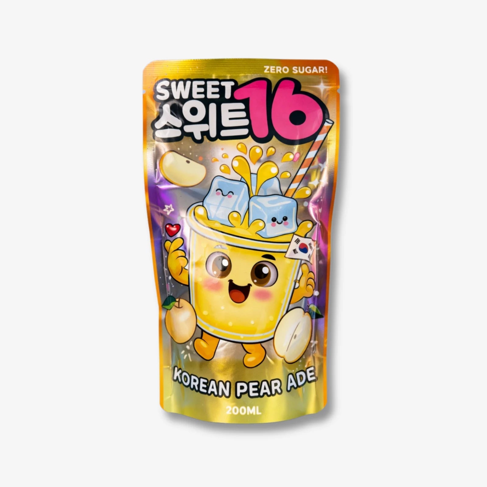 Sweet 16 Korean Pear Ade Zero Sugar 200ml - Getränk mit Koreanischer Birne kaufen - MiMa&