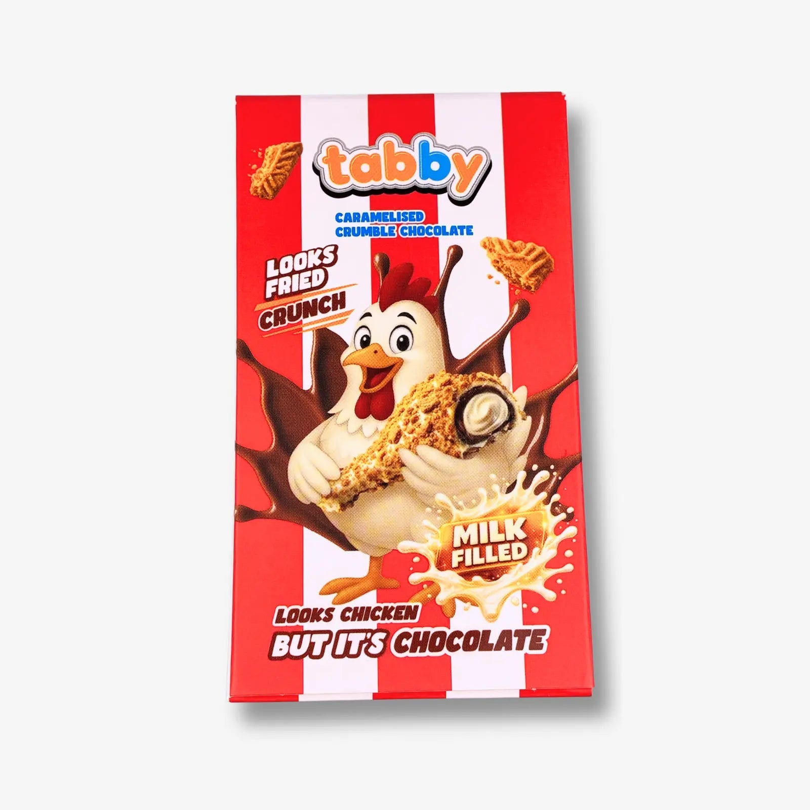 Tabby Milk Cream Filled Chicken Chocolate 50g - Gefüllte Schokolade mit Milchcreme kaufen - MiMa&
