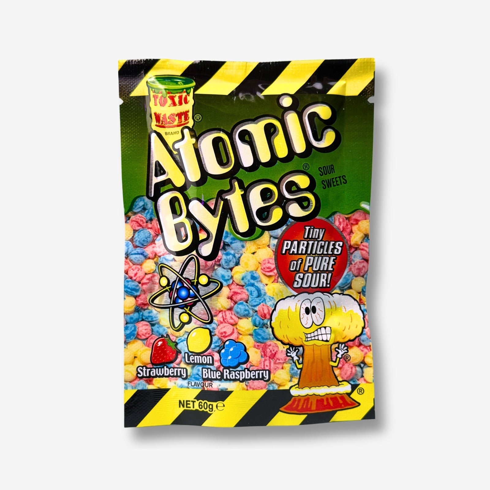 Toxic Waste Atomic Bytes 60g – Saure Kaubonbons mit intensivem Fruchtkick kaufen - MiMa&