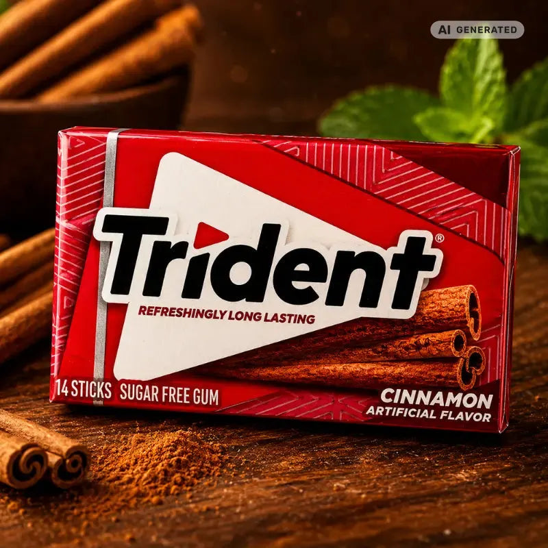 Trident Cinnamon 31g – Zuckerfreies Zimtkaugummi kaufen - MiMa's Sweets House-blok1