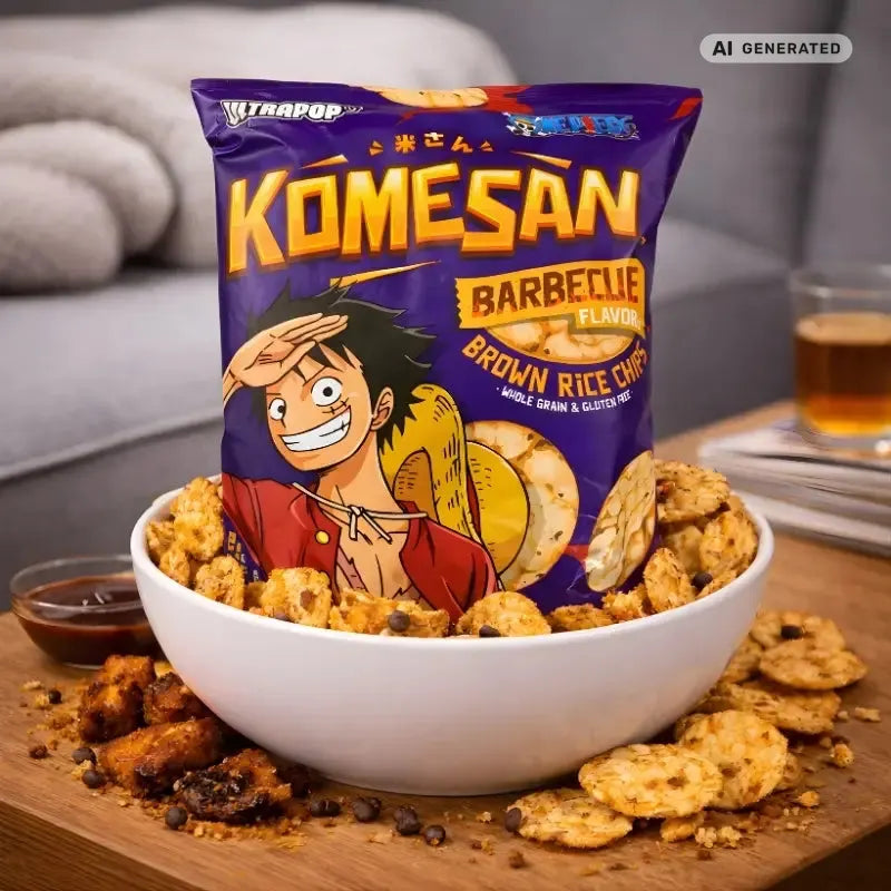 UltraPopKomesanRiceChipsBarbecue60g blok1