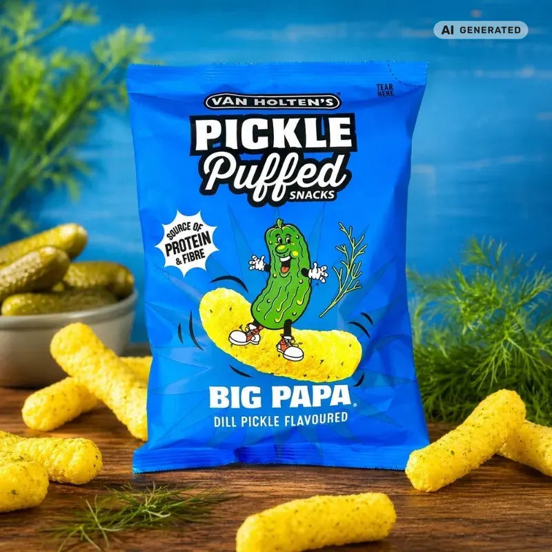Van Holten's Pickle Puffs Big Papa 90g-blok1